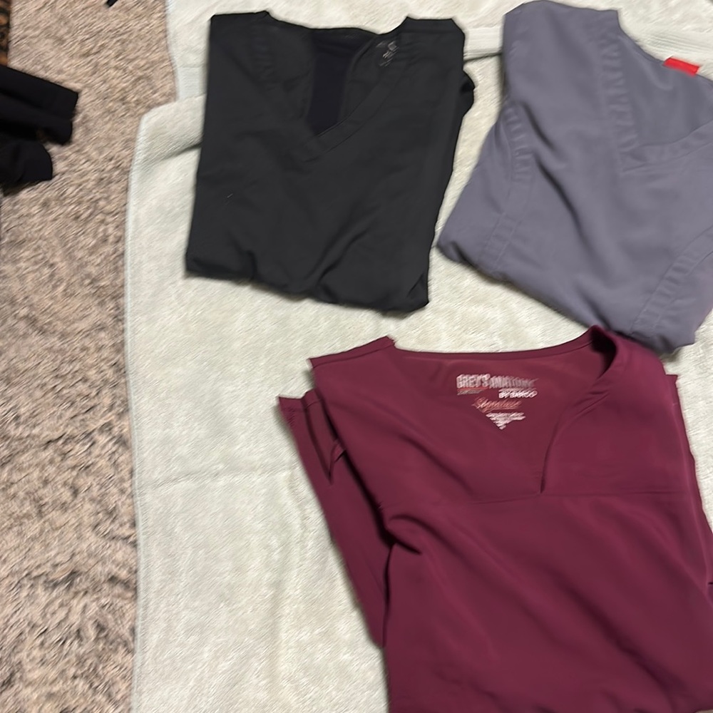 NWOT Bundle of 5 XS scrub tops.